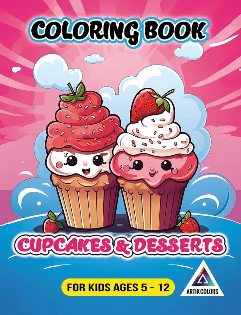 Coloring Book Cupcakes & Desserts